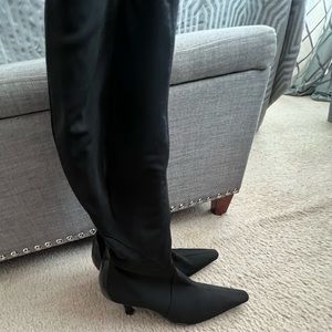 Black knee boots by Nine West, women’s size 9.5